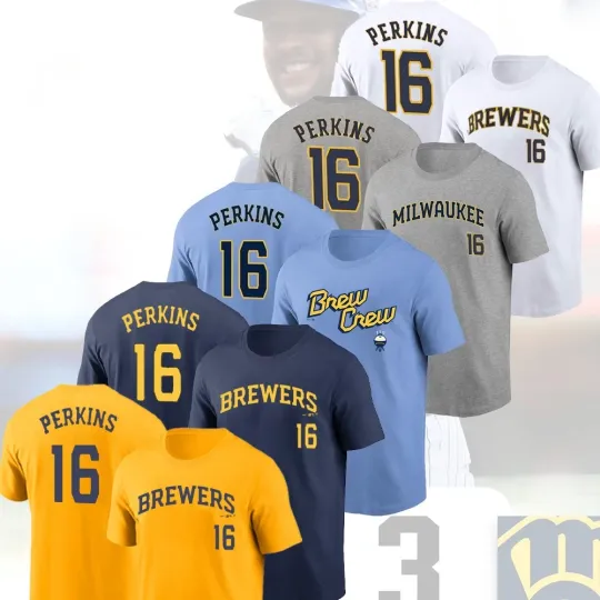 Discover Blake Perkins #16 Milwaukee 2025 Player Name & Number Fans Gift