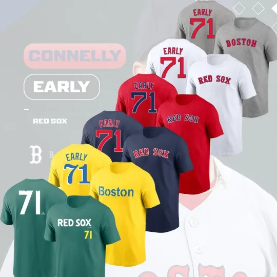 Discover Connelly Early #71 Boston 2025 Player Name & Number Fastship Fans