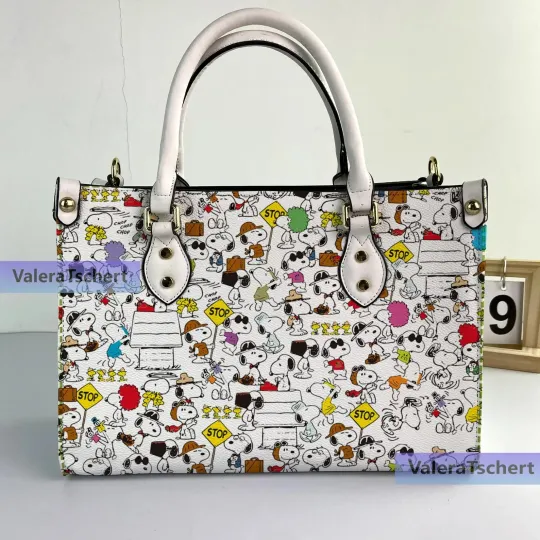 Discover Sn00py Cartoon Leather Bag Handbag, Sn00py Woman Purse, Sn00py Love