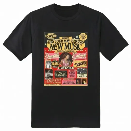 Discover Pop Singer Tour 2026 Graphic T-Shirt Unisex