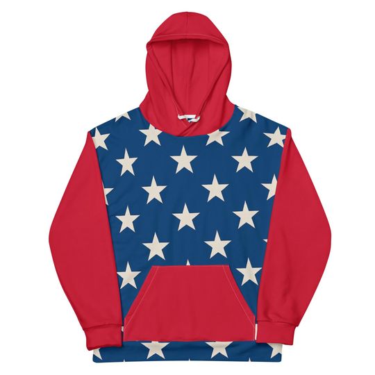 Discover USA Hockey Olympic Pride Mythic Americana Unisex Cotton Hoodie