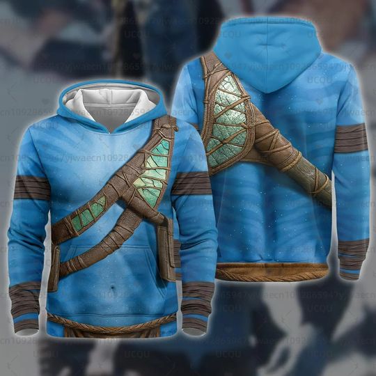 Avatar Characters 3D Full Over Print Hoodies Avatar Fire And Ash Cosplay Men's Women's Halloween Costume Sweatshirt