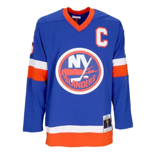 Discover Mitchell & Ness New York Islanders #5 Blue Line Hockey Jersey New Mens Big $200