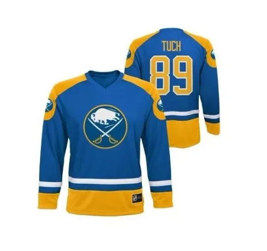 Discover NHL Buffalo Sabres #89 TUCH Hockey Jersey New Youth Sizes