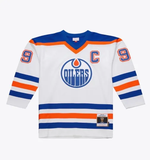 Discover Edmonton #99 1986-87 Hockey Jersey New