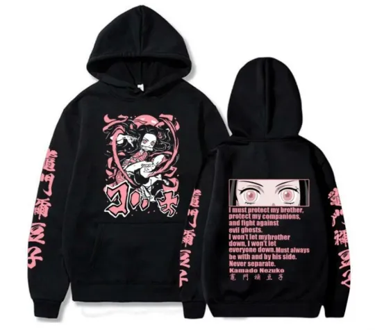 Discover demon: Kimetsu no Yaiba Anime Kapuzen Sweatshirt Hoodie Men's and Women's 2026 New Arrivals2026 New Products Autumn