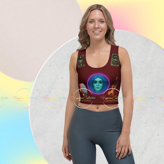 Discover Haunted Mansion Crop Tank Top Women