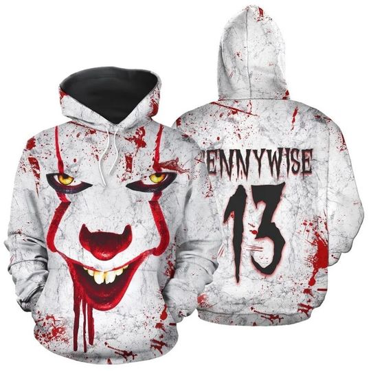 Discover You Can't Kill The Boogeyman Horror Movie Hoodies Men Blood Splatter 3D Printed Sweatshirts Women Halloween Hoody Pullovers Tops