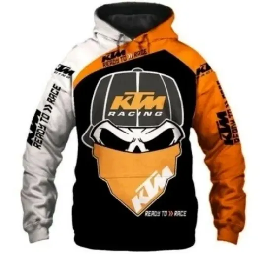 KTM Ready To Race KTM Racing Men and Women 3D Full Printing Hoodie S-6xl