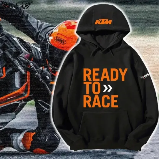 KTM tout-terrain pour motos lourdes, veste pour passionnés de motos, sweat à capuche pour hommes