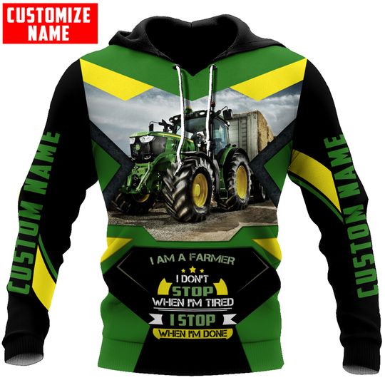 Discover Personalized Name Tractor 3D All Over Printed Hoodies zipper hoodies women For men Casual Pullover sudadera de hombre MT-18