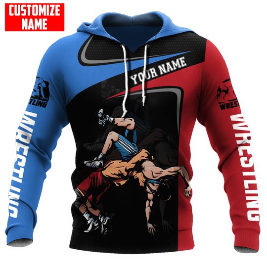 Discover PLstar Cosmos Personalized Name Wrestling 3D Printed Mens hoodies Autumn Unisex pullover Casual Jacket Tracksuits TDD73