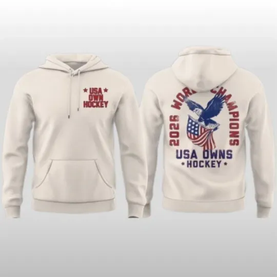 2026 Inspired USA Hockey Gold Olympic Victory Hoodie