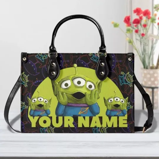 Discover Personalized Toy Story Disney Cartoon Leather Bag Handbag Gift for Women