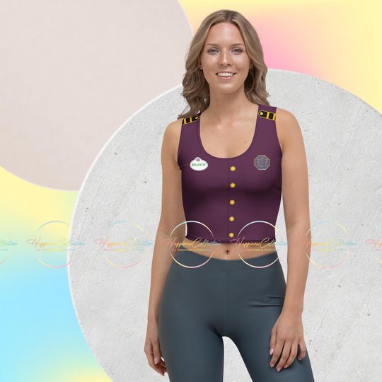 Discover Retro Haunted Bellhop Crop Top: Tower Service Chic Disneybound Costume