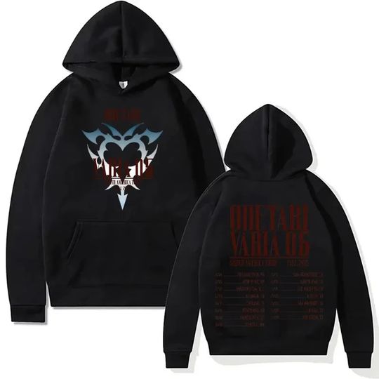 Discover Rapper Odetari Hoodie Odetari VARIA North Graphic Hoodies Male Hip Hop Oversized Hoody Fashion Clothes Y2K Pullovers All-Match