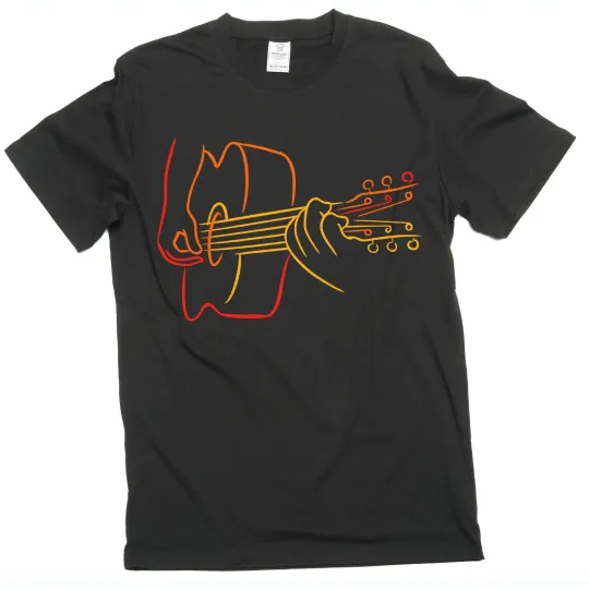 Discover Men's Guitarist 3D Music T-Shirt