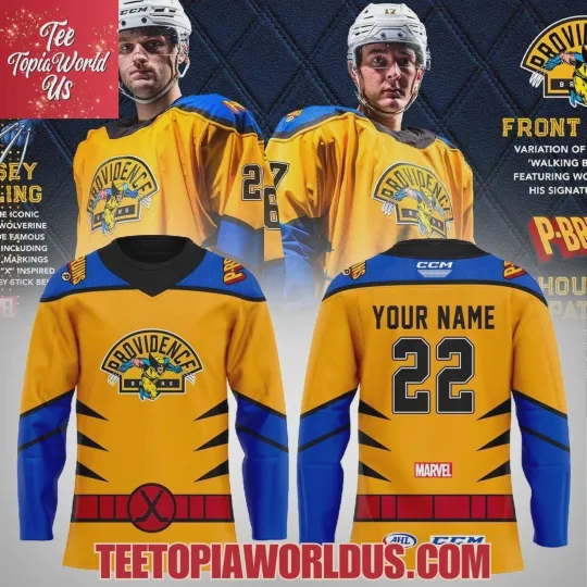 Discover Personalize Providence Bruins Wolverine Uniform 2025 Hockey Shirt Men's