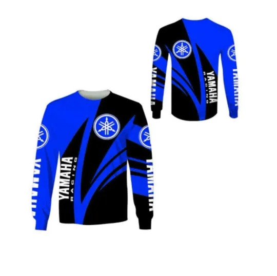 Discover 3D Yamaha Motorcycle Long Sleeve Shirt