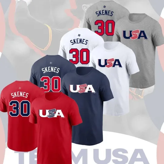 Discover Skenes #30 Paul USA Team World Baseball 2026 Classic Gift