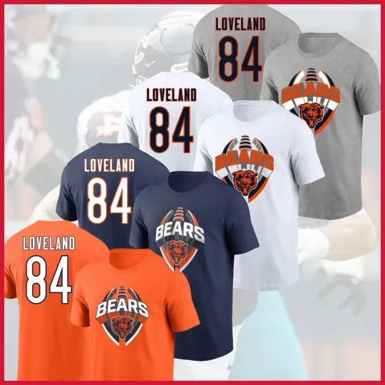 Discover Colston #84 Loveland  Player Graphic Chicago B Gift Fan