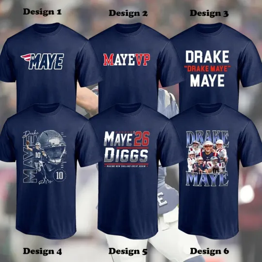Discover Drake #10 Maye Player Graphic New England P Fan Gift