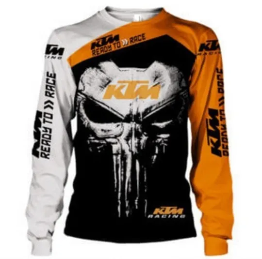 KTM Racing 3D Long Sleeve Shirt Full Printing US