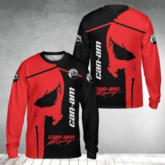 Can-am BRP Logo Racing 3D Long Sleeve Shirt Men’s