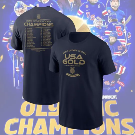 Men USA Hockey Team 2026 Champions Gift Fan Fastship