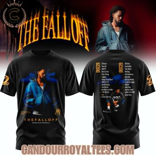 Discover J.Cole The Fall Off New Album 2026 3D T-Shirt