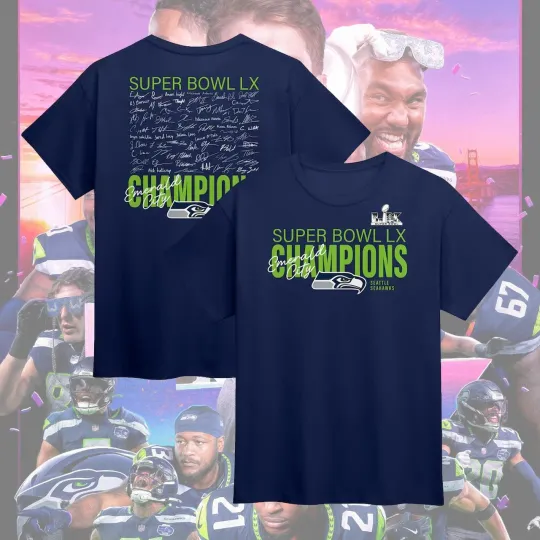 Discover Seattle Se3hawks Benito Bowl 2026 Champions Navy Graphic Fastship