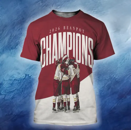 Discover Boston College Eagles Men’s Ice Hockey Are 2026 Beanpot Champions Shirt