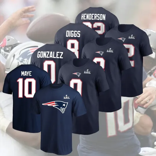 Discover Player New England Benito Bowl Name & Number Navy Gift Fan Fastship