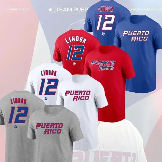 Discover Francisco #12 Lindor Puerto Rico World Baseball 2026 Classic Gift