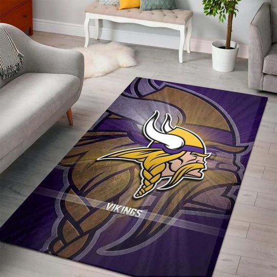 Minnesota Vikings Rectangle Rug