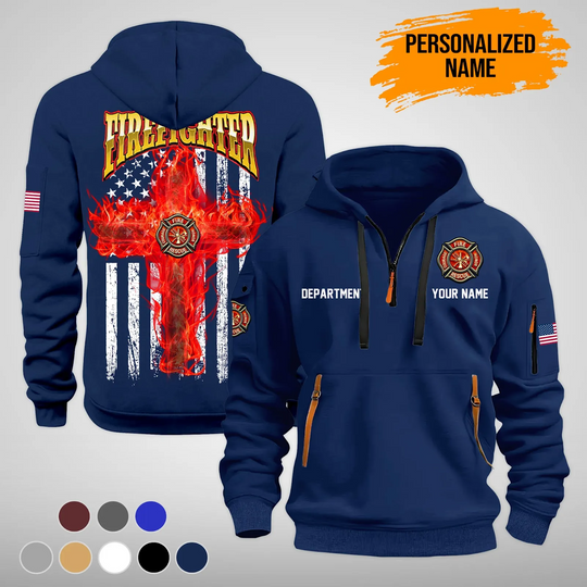 Discover Personalized Name Love NH Quarter Zip Hoodie