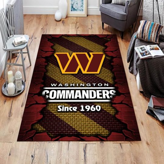 Washington Commanders Rectangle Rug