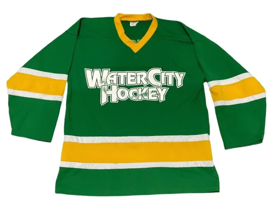 Discover Vintage Hockey Jersey Water City Hockey Gators Green ProJoy Rare