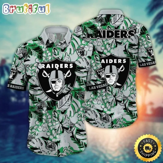 Discover Las Vegas Football Raiderss Team Hawaiian Shirt Button Down Unisex