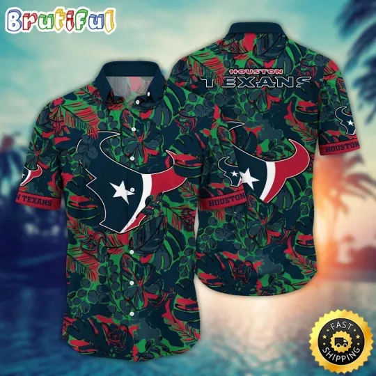 Discover Houston Football Texanss Team Hawaiian Shirt Button Down Unisex