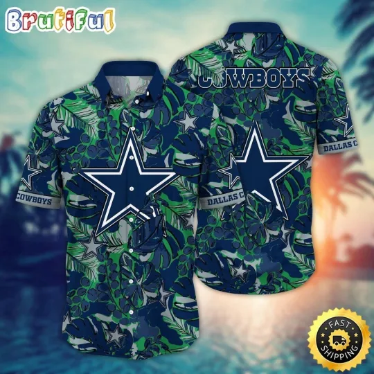 Discover Dallas Football Cowboyss Team Hawaiian Shirt Button Down Unisex