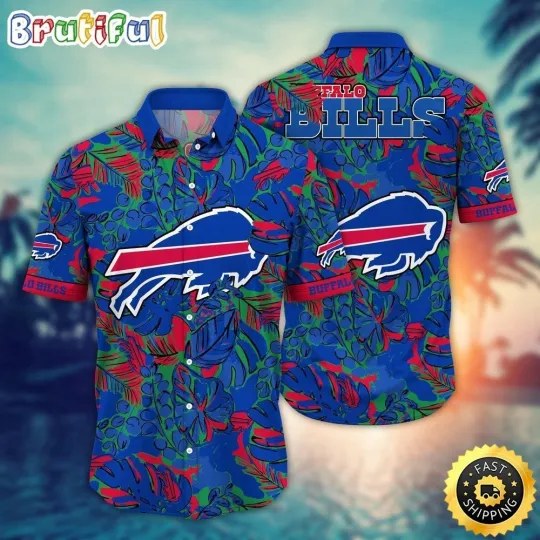 Discover Buffalo Football Billss Team Hawaiian Shirt Button Down Unisex