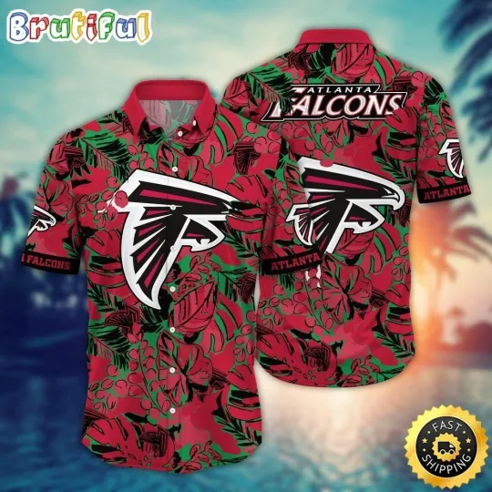 Discover Atlanta Football Falconss Team Hawaiian Shirt Button Down Unisex