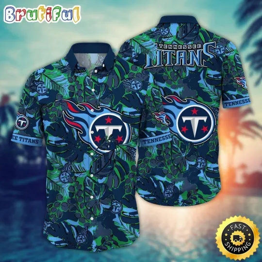 Discover Tennessee Football Titanss Team Hawaiian Shirt Button Down Unisex