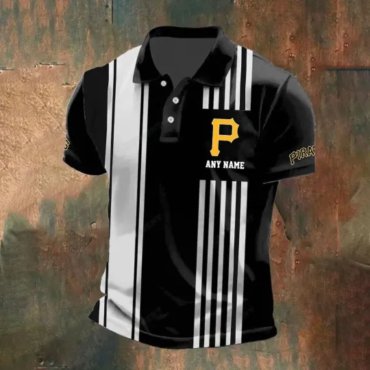 Discover Pittsburgh Personalized Name Stripped Polo Design Fan Gear
