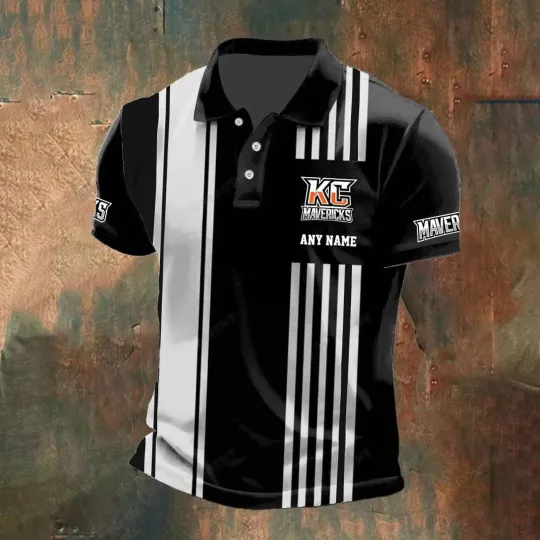 Discover Kansas City Personalized Name Stripped Polo Design Hockey For Fan Gear