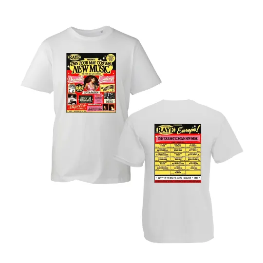 Discover RAYE Tour Inspired T-Shirt May Contain New Music UK 2026 Gift Tee