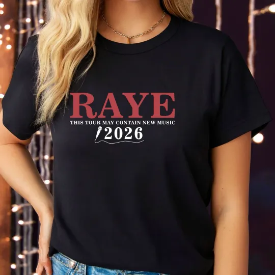Discover Raye 2026 Tour T-Shirt, Concert Music Tee, Raye Concert Shirt