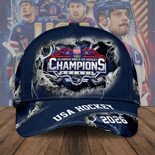 USA Men’s Hockey 2026 Winter Olympics Gold Medal Classic Cap