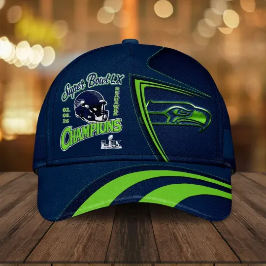 Discover Seahawks 2026 LX Champions Classic Cap –  16314